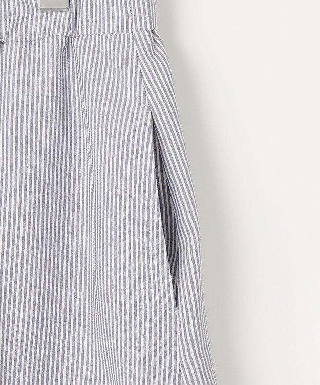 23区GOLF セットアップ企画【23Fondation/WOMEN】【吸水速乾】サッカーストライプ ツーピース ネイビー系2