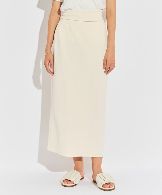 BEIGE， 【洗える】LAURA / Iラインスカート Ecru