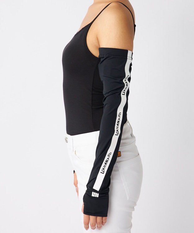 FILA GOLF／marie claire 【LOUDMOUTH】アームカバー Black
