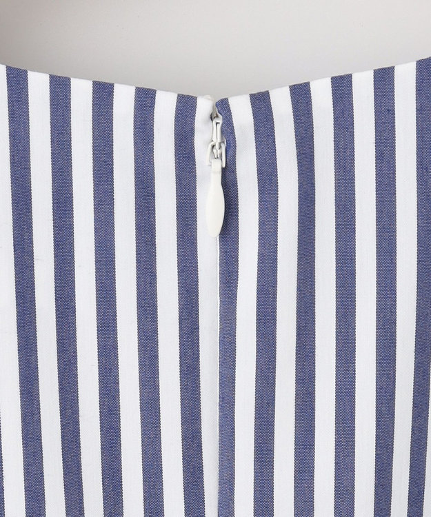 組曲 【洗える】Co/Nyブロード ワンピース ネイビー系1