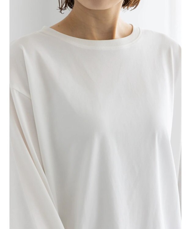 Te chichi 【泉 里香さん着用・Oggi.jp10/23掲載】シルケットロングスリーブTシャツ オフホワイト