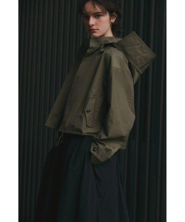 NAVE 【Nave・撥水加工】オーガニックギャバ ジャケット カーキ系