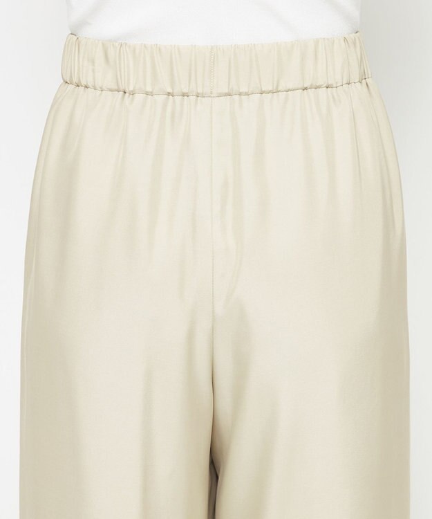 uncrave 【新色追加！】フィブリルシャンブレー ワイドパンツ ライトベージュ