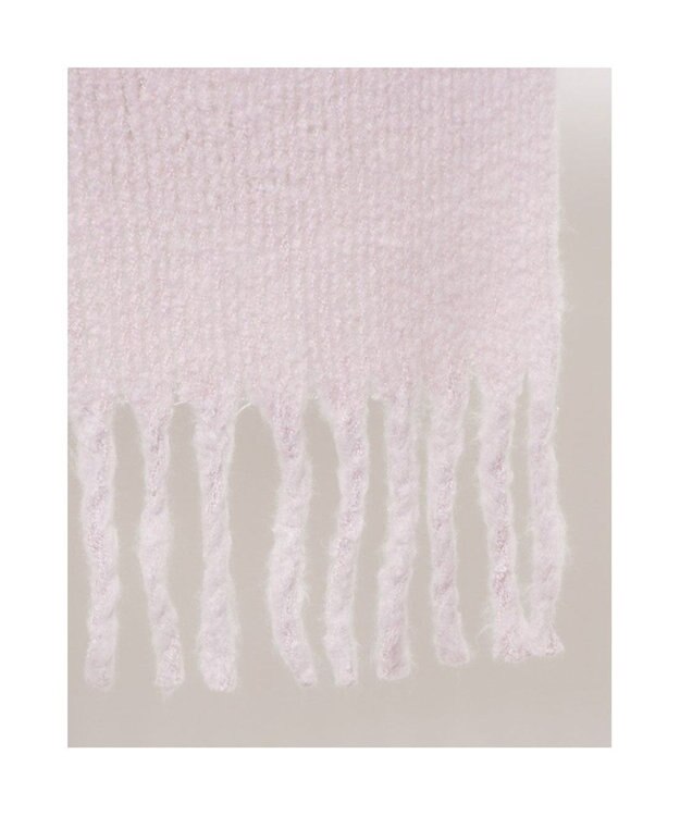 UNBILLION カシュネ cache nez / リサイクルポリラッセルニットストール パープル