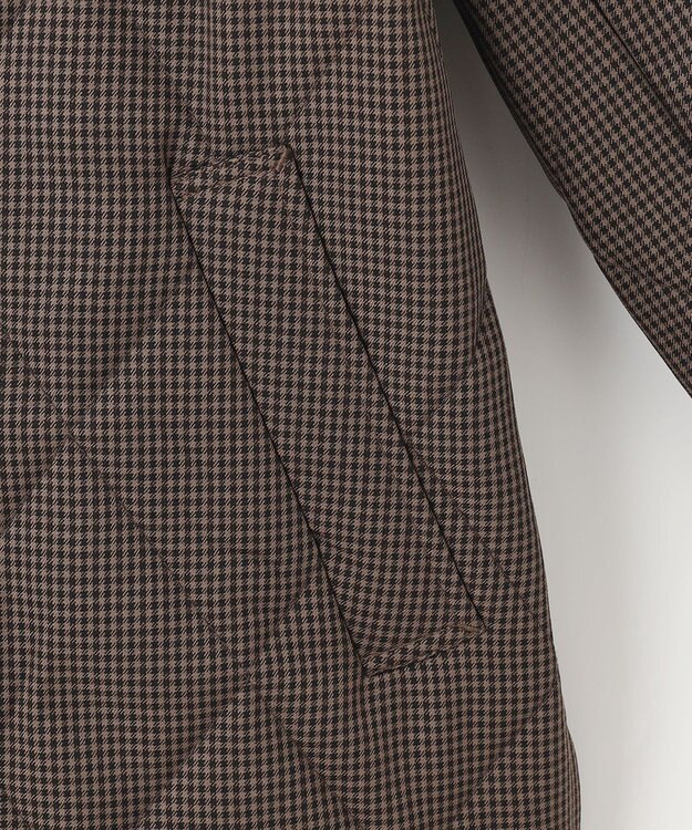 J.PRESS LADIES ピーチマルチポリリバーシブル アウター ブラウン系