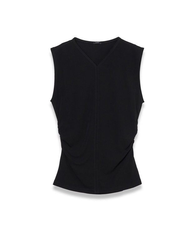 JOSEPH 【洗える】クレープジャージー　ノースリーブトップス Black