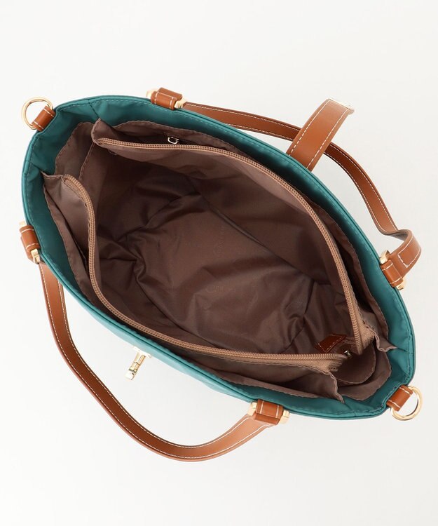 LA BAGAGERIE ひねり金具付きエレガンストート　Sサイズ グリーン