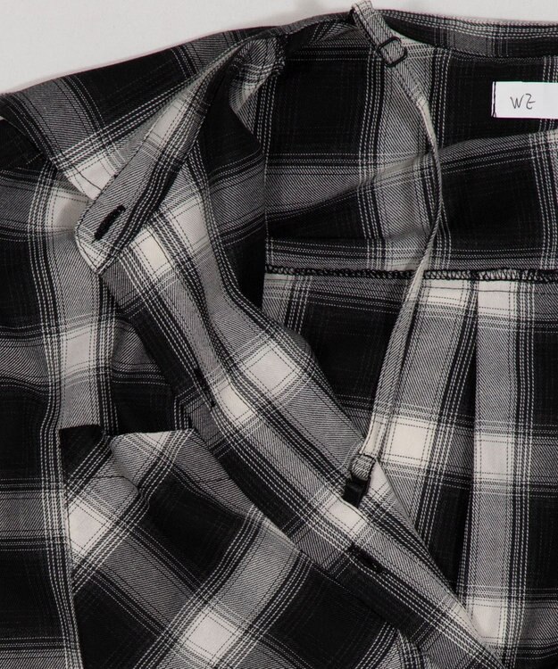 WEGO 2WAYオフショルシャツ ブラック