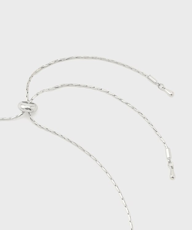 GRACE CONTINENTAL ドロップモチーフネックレス シルバー
