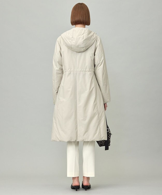 ICB L 【WEB＆一部店舗限定・撥水加工】ADSダウン  フーデットロングコート トープ系