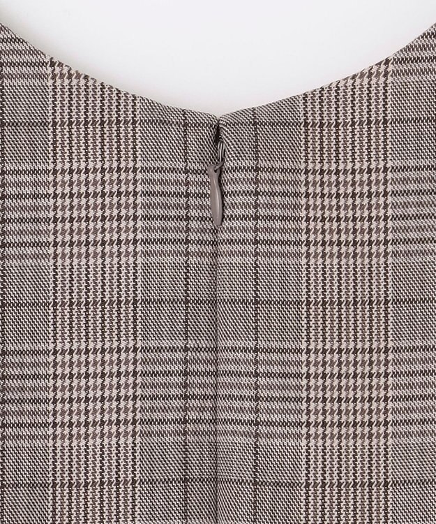 ANY KIDS メロディジャンパースカート ブラウン×チェック