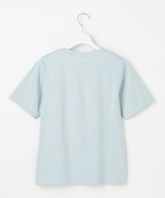 Feroux フルーツモチーフプリント Tシャツ スカイブルー系