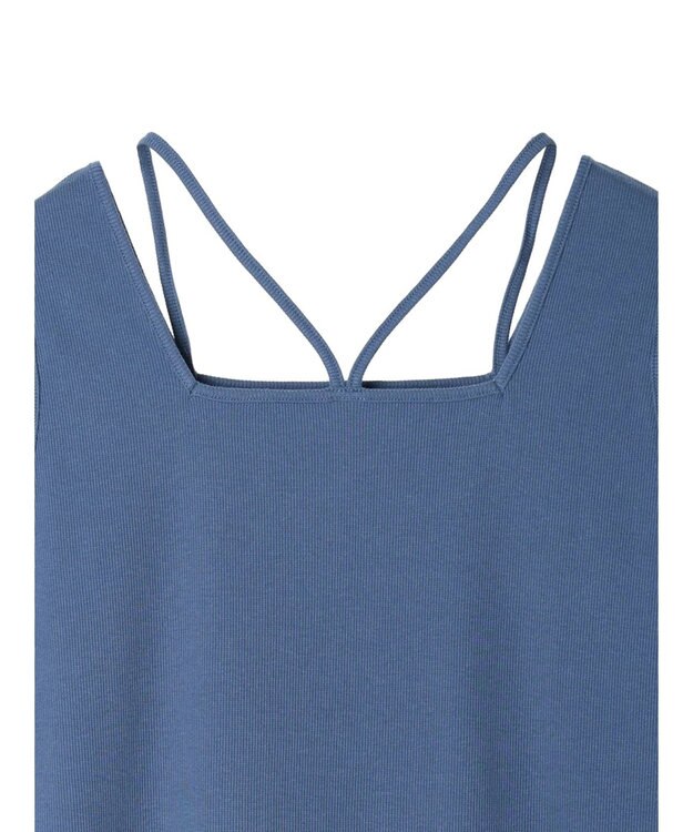 Green Parks マルチストラップテレコタンク Blue