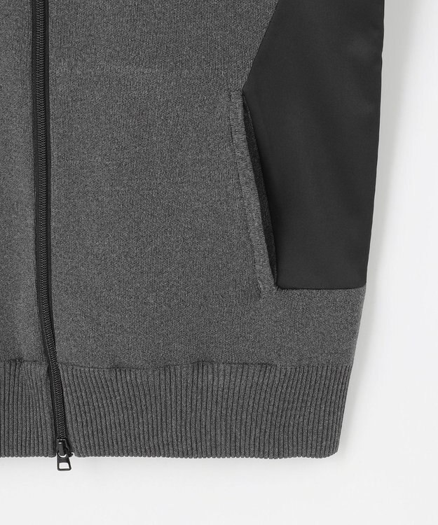 23区GOLF 【MEN/EC限定】ハイブリッド ニットアウター グレー系