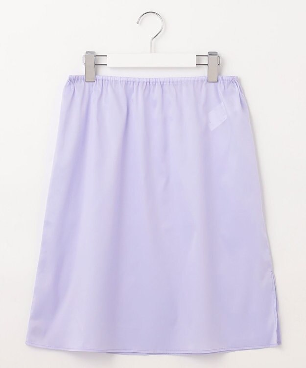 自由区 【接触冷感・速乾・UVケア・撥水・防シワ・XSサイズあり】リネンライクツィルVネック ワンピース ダルブルー系