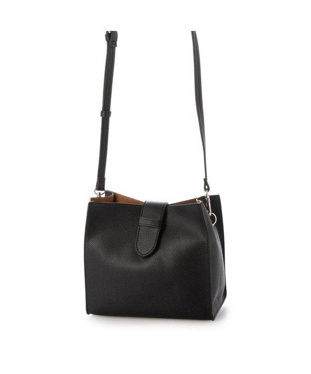 UNBILLION カシュカシュ cachecache / ベルトフラップメッシュハンドル2wayトート ブラック