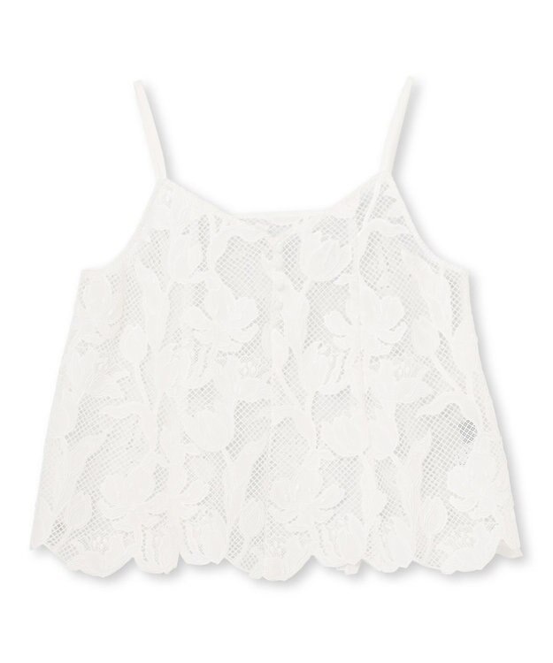 TOCCA BOTANICAL LACE TULIP キャミソール ホワイト系