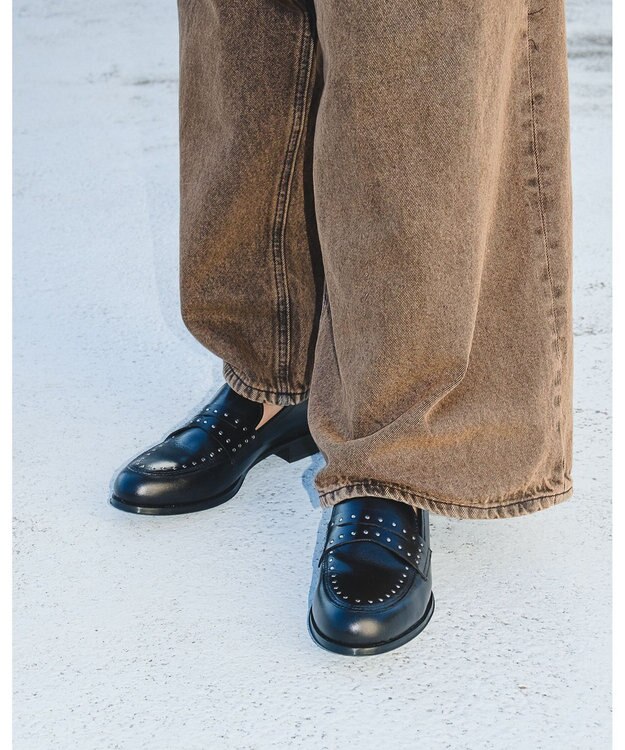 BONTRE 【BONTRE/ボントレ】スタッズローファー/50501-VA ブラック