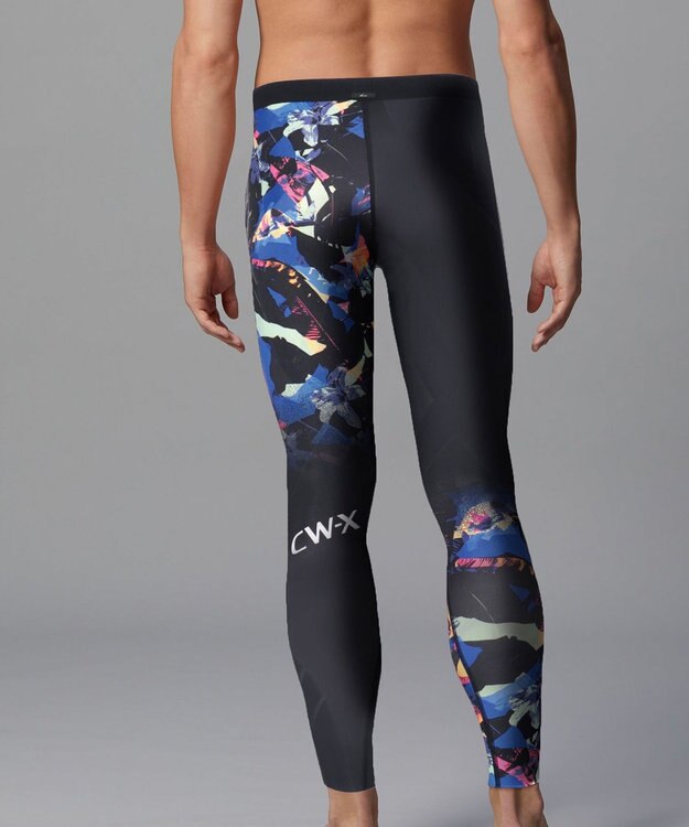 CW-X 【MEN】 スポーツタイツ 下半身フルサポート ジェネレーターモデル2.0 吸汗速乾 抗菌防臭 HZO699 /ワコール グレイッシュブルー