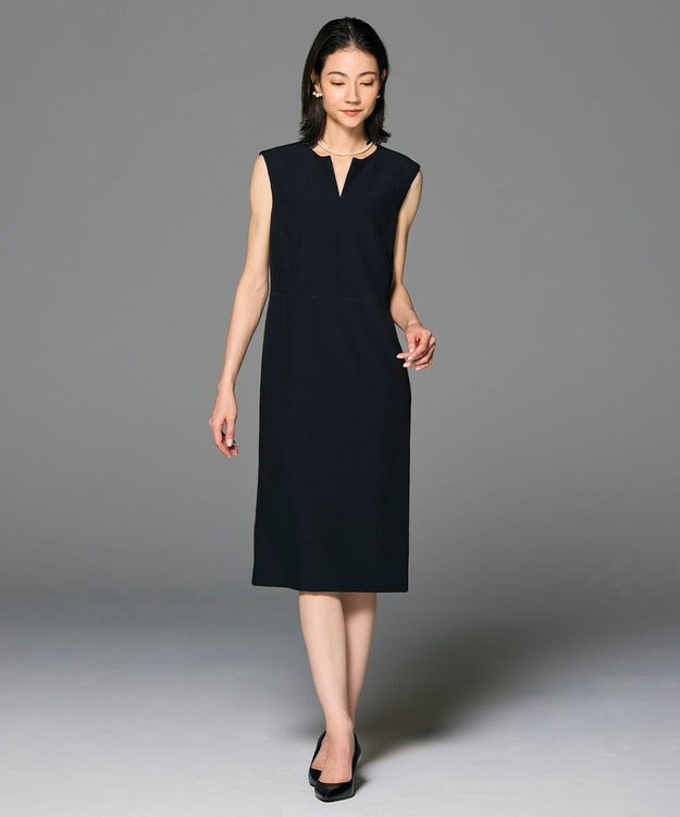 BEIGE， 【L-size・セットアップ対応】LUIZA / Iラインワンピース Black