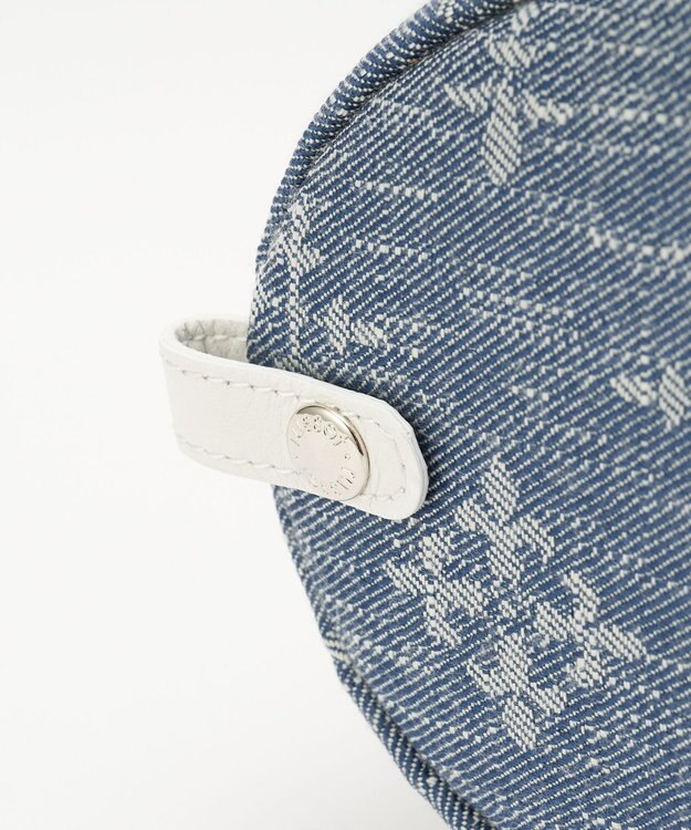 russet デニムジャガード3WAY巾着バッグ(CE-1688) Indigo