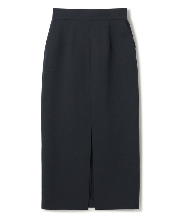 uncrave 【吸水速乾・洗濯機洗い可】エコ ドライ チノ Ｉラインスカート（uncrave STANDARD） ネイビー