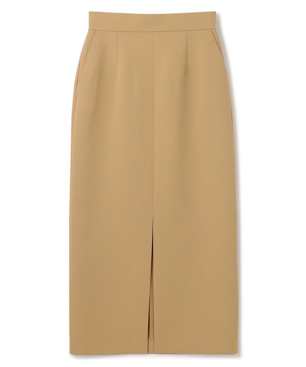 uncrave 【吸水速乾・洗濯機洗い可】エコ ドライ チノ Ｉラインスカート（uncrave STANDARD） キャメル