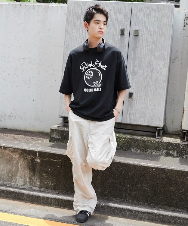 WEGO 【ユニセックス着用ITEM】1994BALLプリントT（SS） ブラック