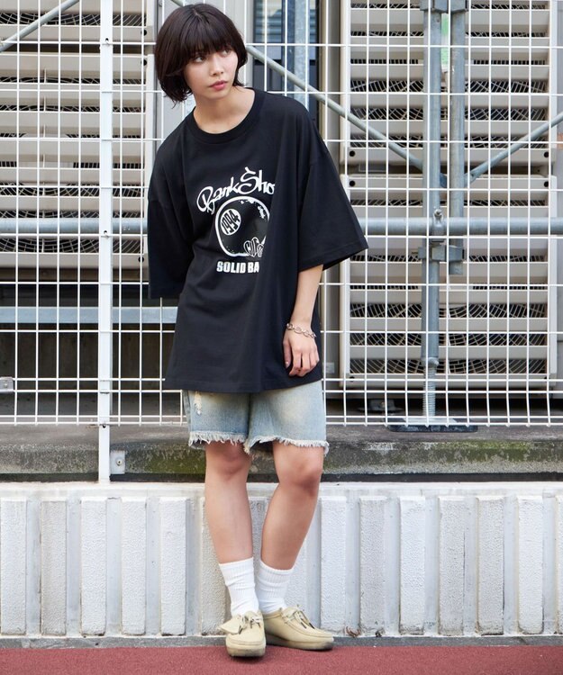 WEGO 【ユニセックス着用ITEM】1994BALLプリントT（SS） ブラック