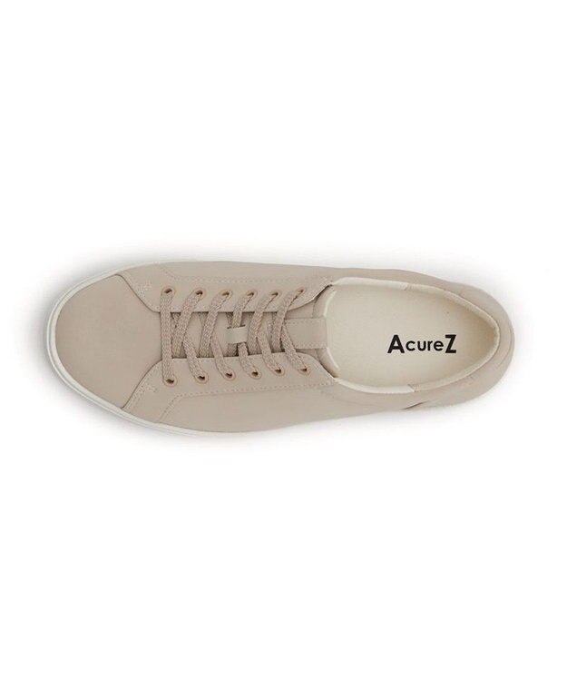 AcureZ フィット感◎ キレイ色スニーカー「母趾にやさしいスニーカー」 ベージュ