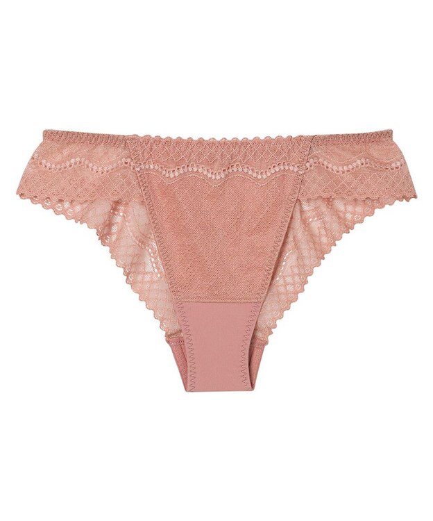 une nana cool 【リニューアル】364ブラ レース ソング Ｔバックショーツ コーラル