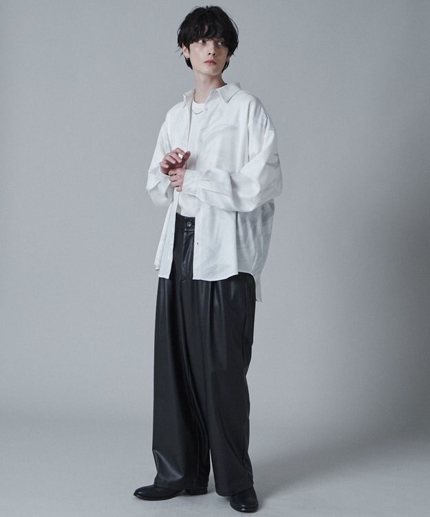 WEGO アムンゼンパターンBIGシャツ 柄2