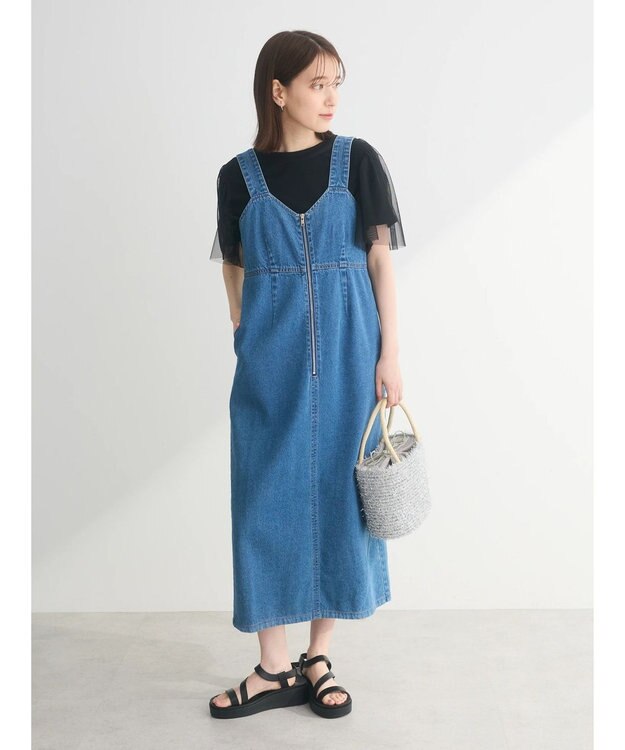 Green Parks ・ＳＵＧＡＲ　ＳＰＯＯＮ　ＳＥＴ２点チュールＴ＋カットＴ Black