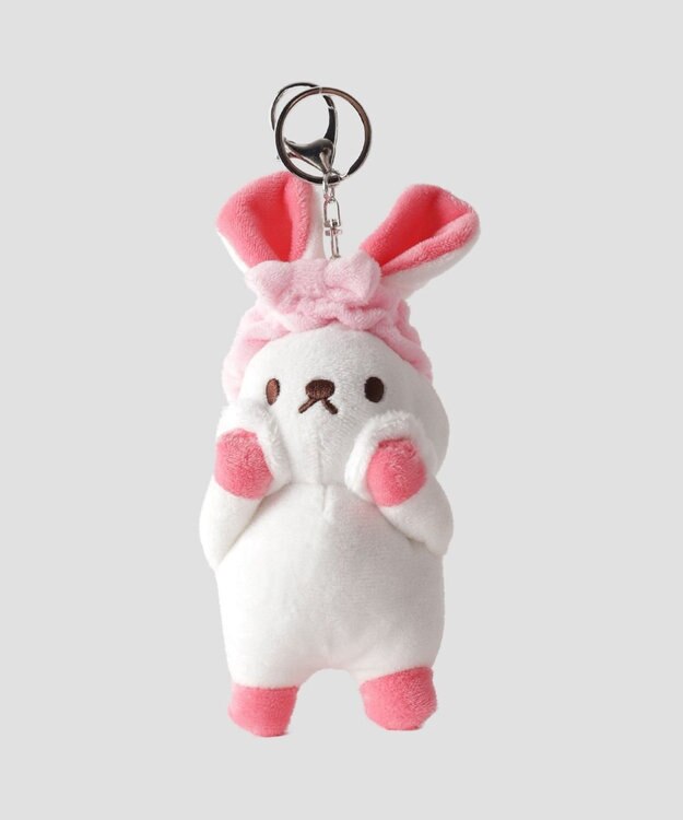 WEGO 洗顔あにまるぬいぐるみキーホルダー 柄1
