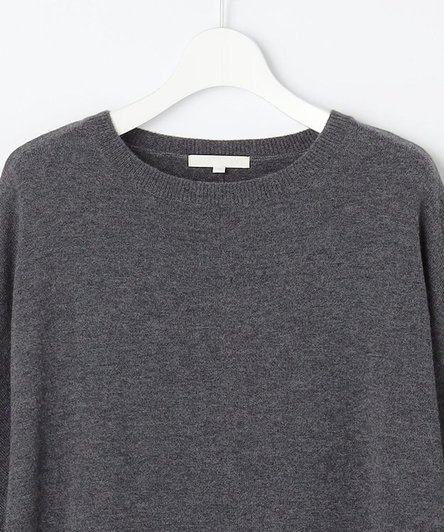 自由区 S ウールハイゲージニット ワンピース チャコール