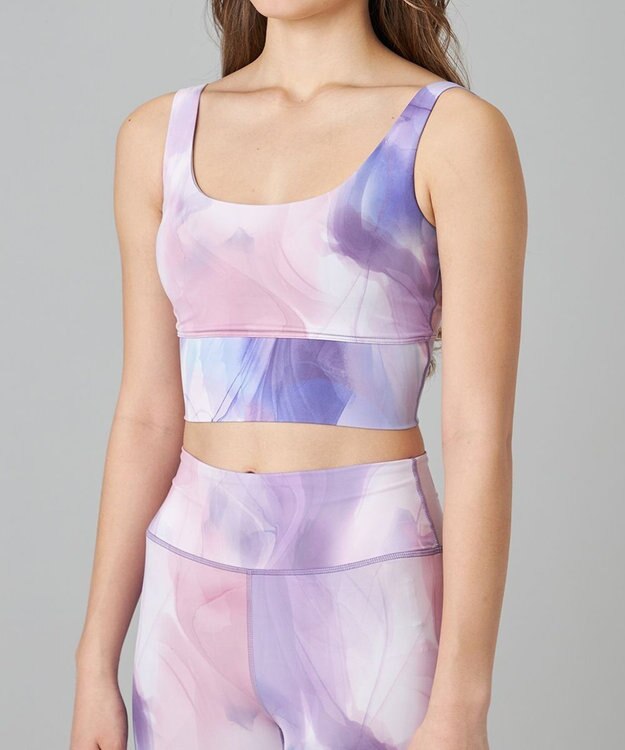 Chacott Chacott BALANCE インクアートプリントブラトップ ピンクＰＴ