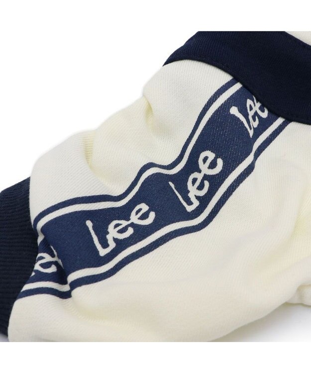 PET PARADISE Lee フード付き ロゴロンパース 小型犬 ホワイト