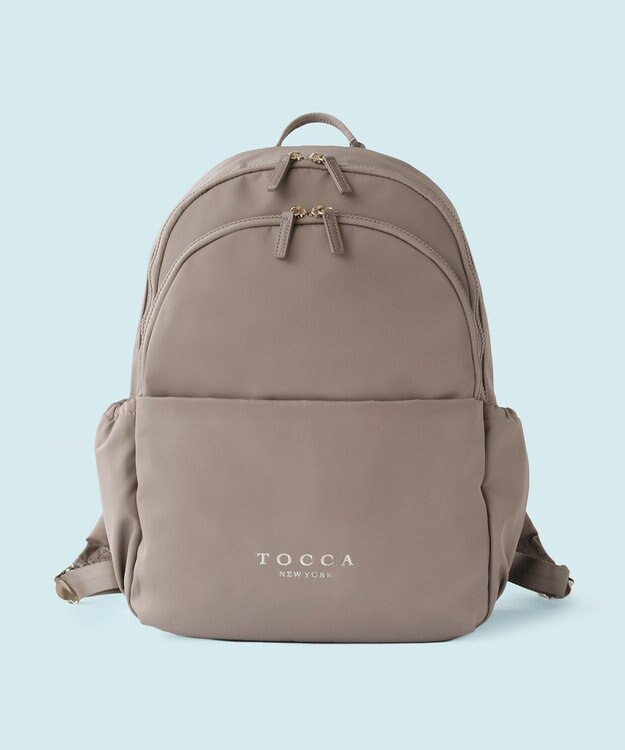 TOCCA 【WEB＆一部店舗限定】【A4サイズ対応・環境に優しい素材】COLLINA BACKPACK 13ポケット バックパック ベージュ系