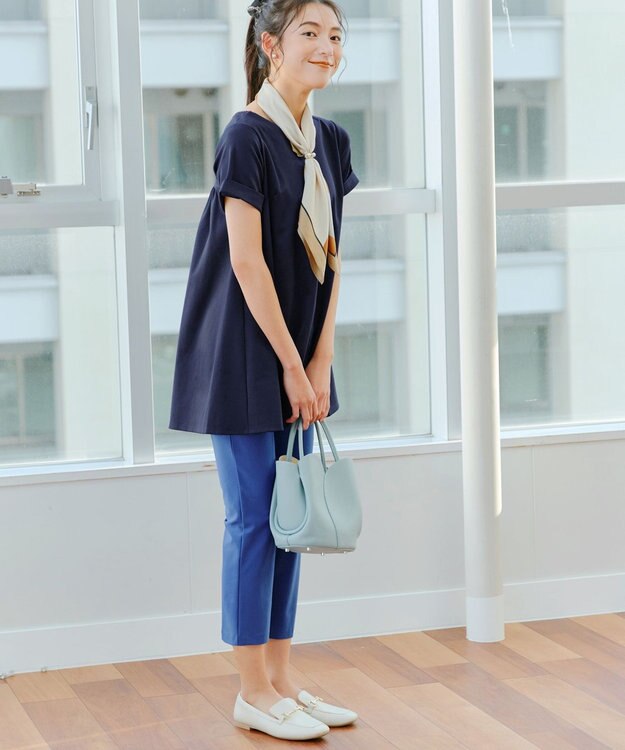 Tiaclasse 【新色追加・シーズンレス・日本製】エアシルキーパンツ ブルー