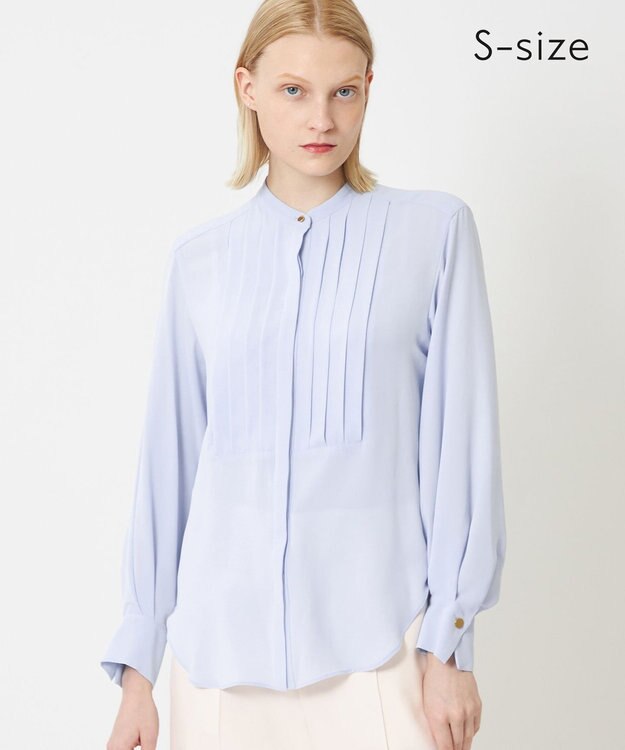 BEIGE， 【S-size・新色追加】BRAINE / ブラウス Sax