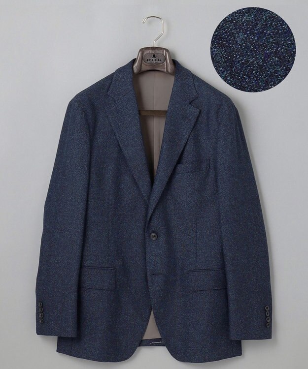GOTAIRIKU 3ピースセットアップ対応【あたたかい】RENEWOOL ウールジャケット ネイビー系8