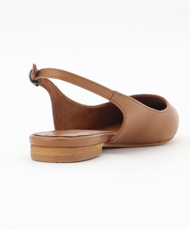 自由区 【カタログ掲載】バックストラップコンフォート サンダル ブラウン