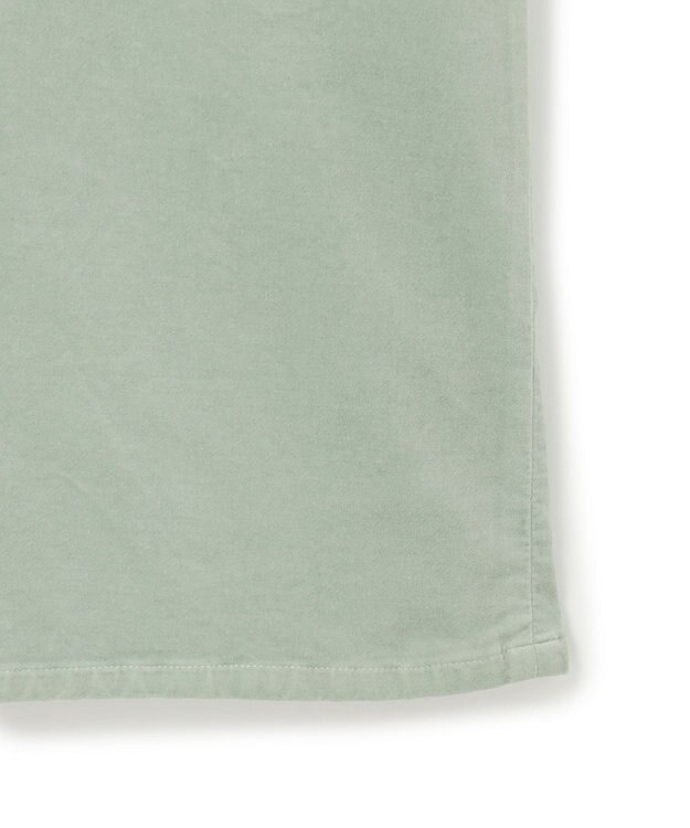23区 【洗える】23区DENIM ベルベットストレッチ Aライン スカート ミント系