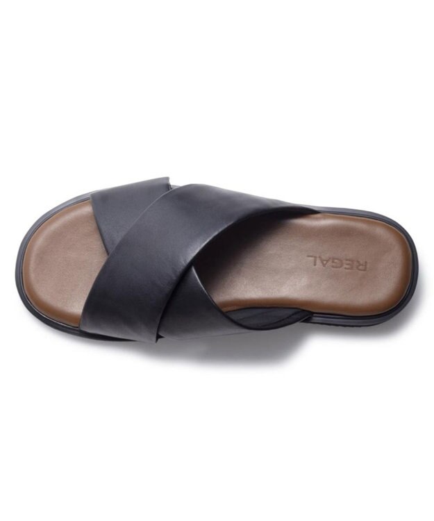 REGAL FOOT COMMUNITY 【リーガルカジュアル】63KL レザーサンダル ブラック