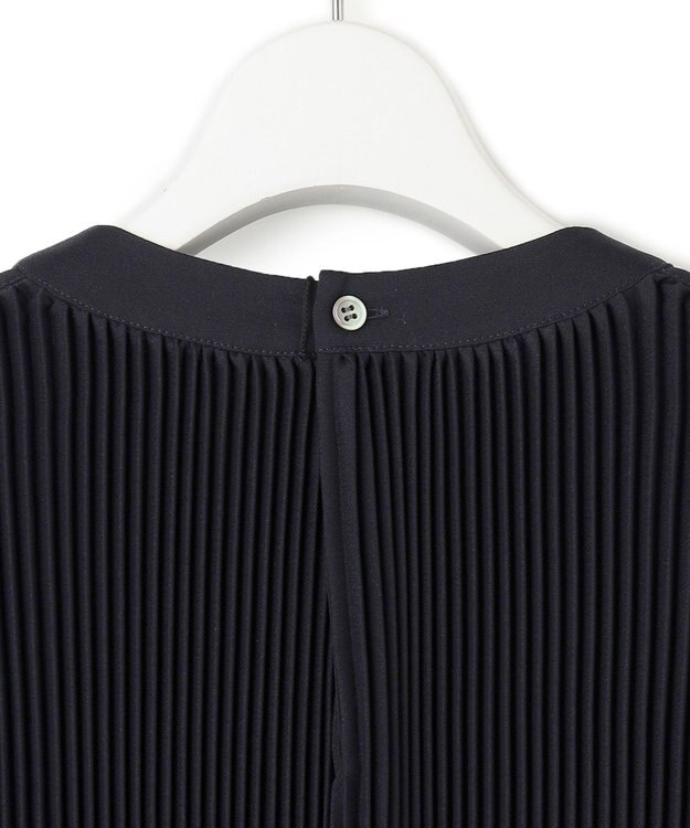 23区 S 【VERYコラボ】シャイニーアムンゼン プリーツ ワンピース ネイビー系