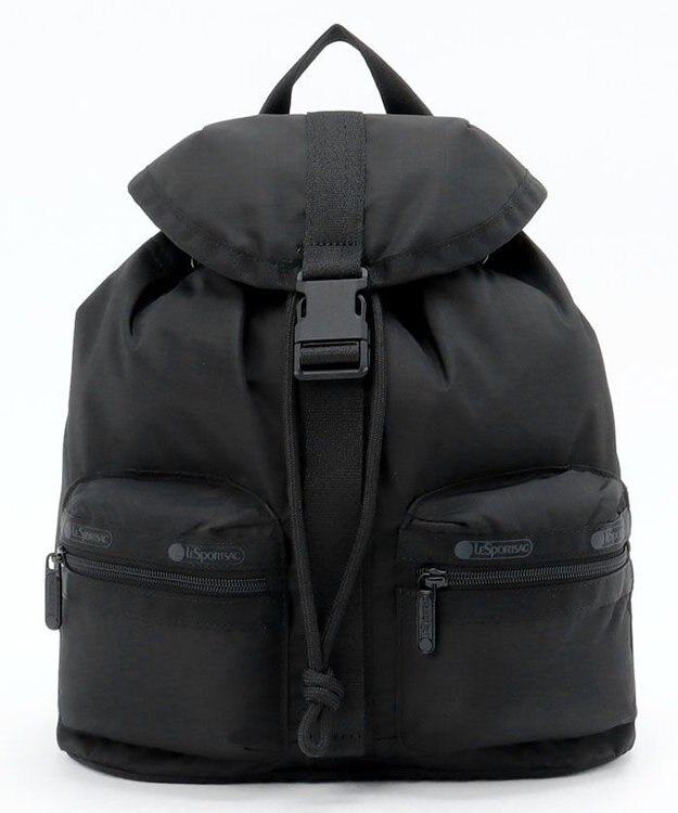 LeSportsac SMALL VOYAGER/リサイクルドブラックJP リサイクルドブラックJP