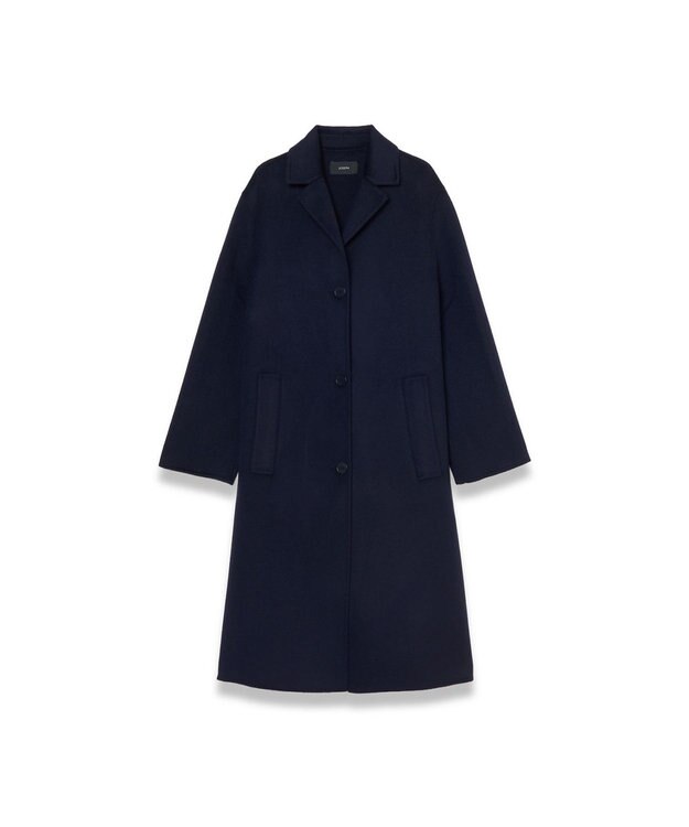 JOSEPH 【WEB＆OUTLET限定】ダブルフェイスウールキャッシュ シングルコート Navy