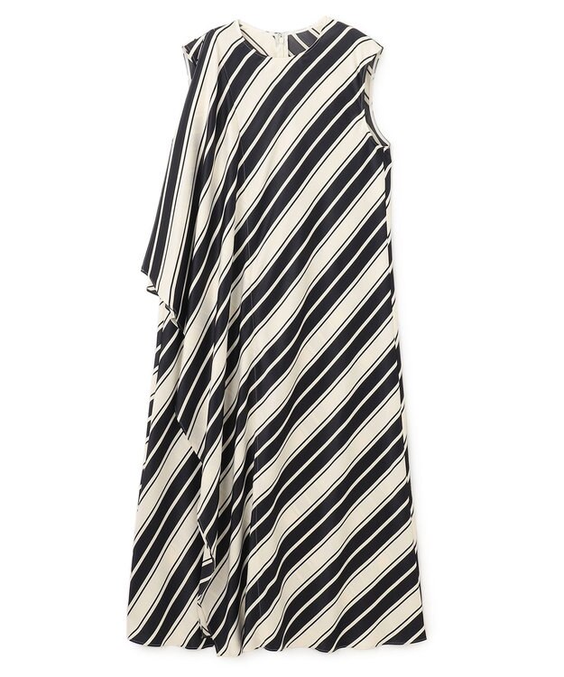 BEIGE， 【洗える】GUILLABERT / ノースリーブドレス Ecru×Black