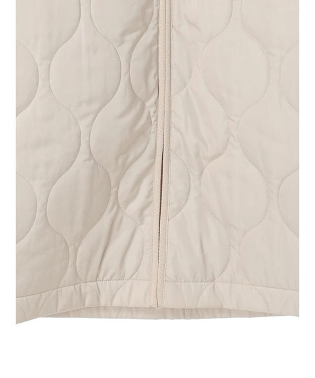 CRAFT STANDARD BOUTIQUE ボア＆キルティングスタンドコート Ivory