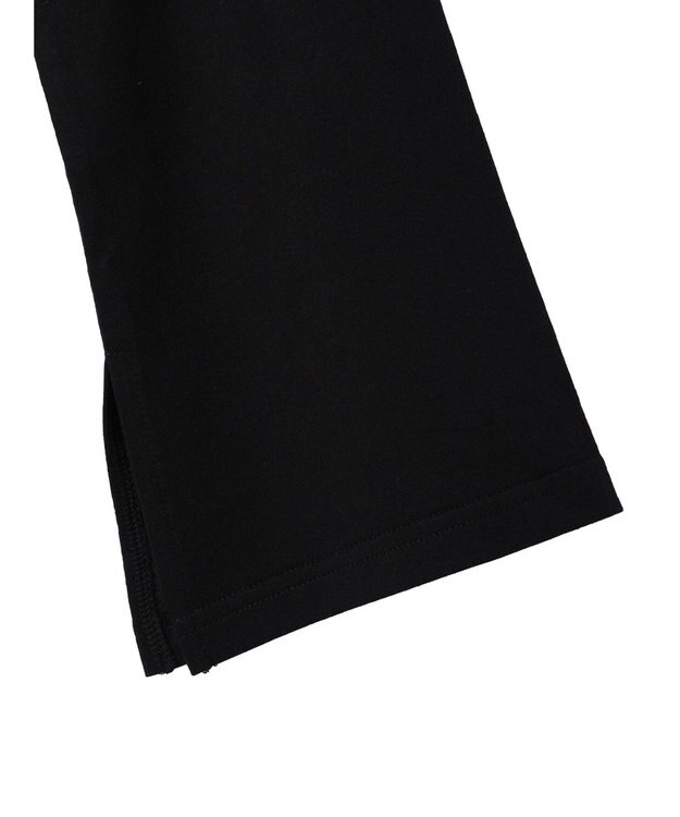 Green Parks ・Ｐｅｔｉｔ　Ｆｌｅｕｒ　ロゴｐｔフレアスリーブロンＴ Black